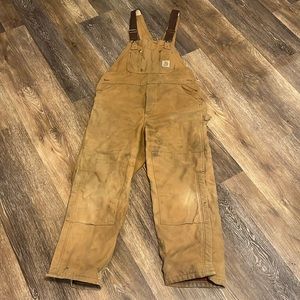 Vintage, lined, Carhartt Overalls